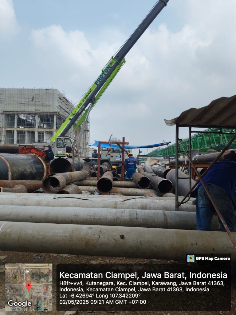 Zoomlion Crane Lifting Pipes